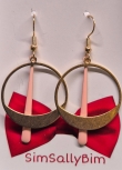 Gold and vintage pink
