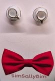 Tiny teacup studs