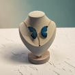 Blue butterfly with pearl
