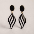 Black and white drops