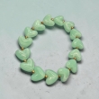 Mint heart bracelet 